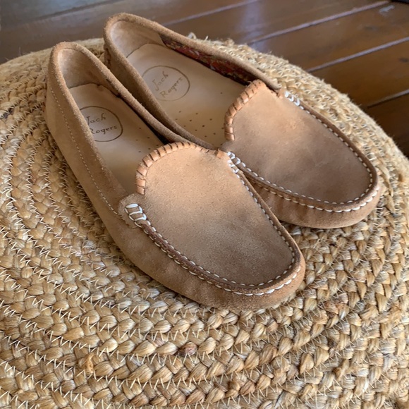 Jack Rogers Taylor Suede Loafers Moccasins Flats - Picture 2 of 5